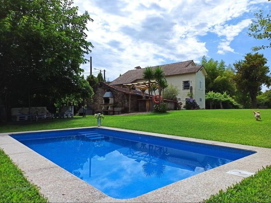 Villa A Vina De Lina. Turismo Rural Con Piscina Y Finca. à Pontevedra Extérieur photo