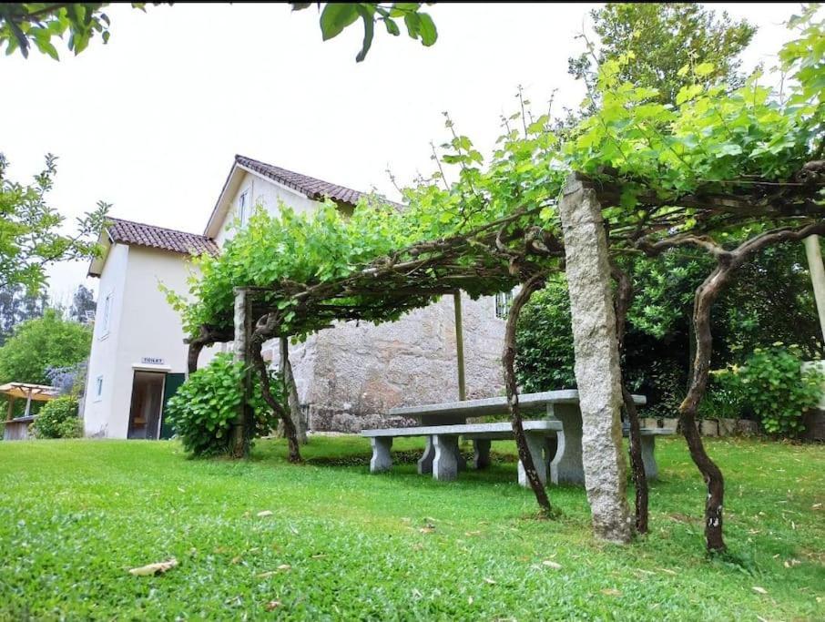 Villa A Vina De Lina. Turismo Rural Con Piscina Y Finca. à Pontevedra Extérieur photo