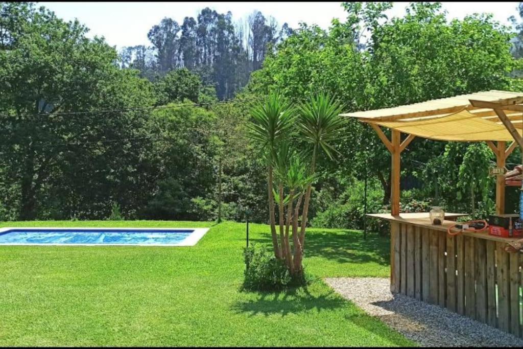 Villa A Vina De Lina. Turismo Rural Con Piscina Y Finca. à Pontevedra Extérieur photo